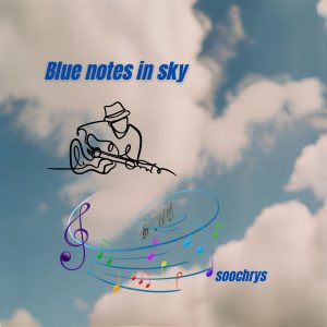 Blue note in sky