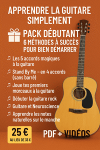 Pack débutant guitare