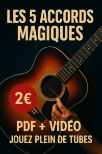 Découvrez les 5 accords magiques à la guitare