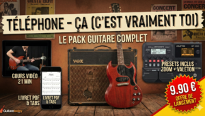 Apprendre ça c'est vraiment toi de téléphone à la guitare